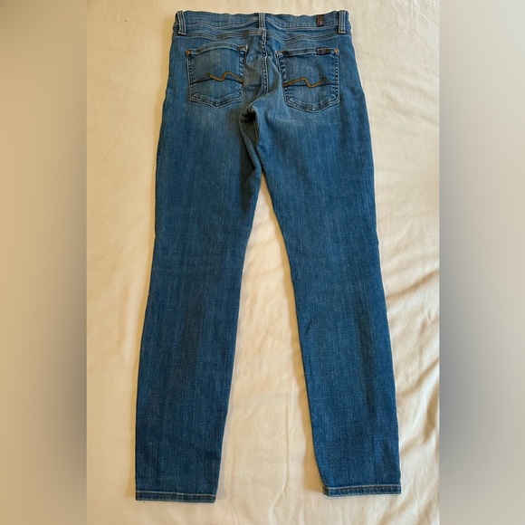 7 For All Mankind, size 30, fitted blue jeans - Picture 5 of 6